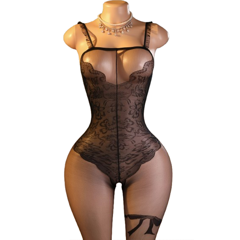 Lingerie - 1 x Atractivo body de encaje
