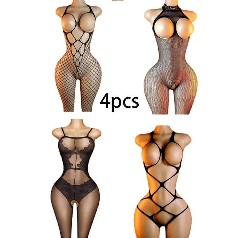 Conjunto de 4 piezas: Body de  - Lingerie reseña y precio